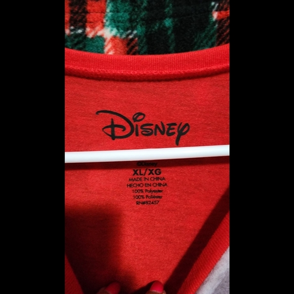 Disney mens family pajamas Christmas Mickey Mouse XL - Picture 3 of 3